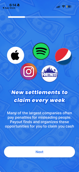 Payout App Screenshot